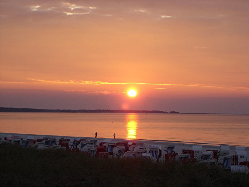 Sonnenuntergang Prerow Ostsee